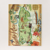 Puerto Rico 16x20 Karte Puzzle (Vertikal)