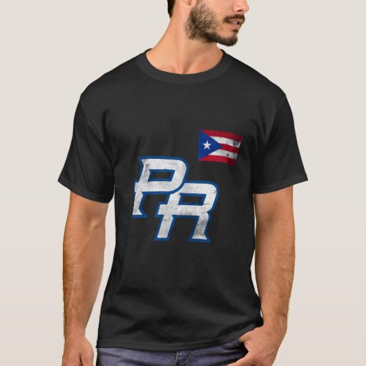 Puerto Rico 2023 Baseball Flag Pride Pr Boricua Pu T-Shirt (Vorderseite)