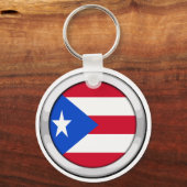 Puerto Rico Abzeichen Schlüsselanhänger (Vorderseite)