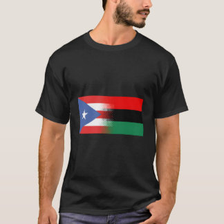 Puerto Rico Afrikanische Flagge Afro Boricua Puert T-Shirt