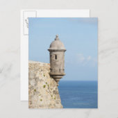 Puerto Rico, Alte San Juan, Abschnitt El Morro Postkarte (Vorne/Hinten)
