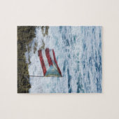 Puerto Rico, Alte San Juan, Flagge von Puerto-Reis Puzzle (Horizontal)