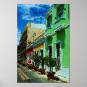 Puerto Rico - altes San Juan Poster