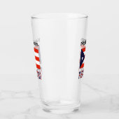 Puerto Rico and Puerto Rican Flag with Your Name Glas (Rechts)