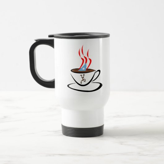 Puerto Rico Aroma Kaffeeausflug/Tasse des Pendelve Reisebecher (Links)