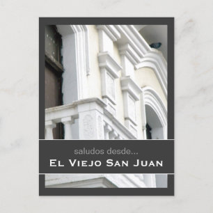 Puerto Rico Arquitectura Española Postkarte