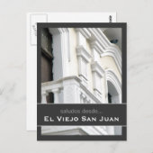 Puerto Rico Arquitectura Española Postkarte (Vorne/Hinten)