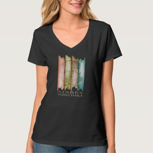Puerto Rico Atabey Taino Mother Earth T-Shirt (Vorderseite)