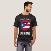 Puerto-Rico-Bartenfahne Puerto Rico T-Shirt (Vorne ganz)