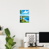 Puerto Rico Beach Art Collection Poster (Heimbüro)