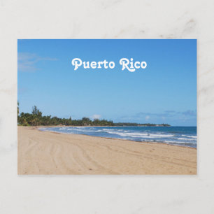 Puerto Rico Beach Postkarte