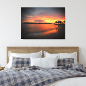 Puerto Rico Beach Sunset Leinwanddruck (Insitu (Schlafzimmer))