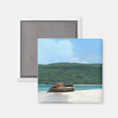 Puerto Rico Beach Tank Magnet (Vorderseite/Rückseite)