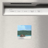 Puerto Rico Beach Tank Magnet (In Situ (Geschirrspüler))