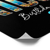 Puerto Rico Birthday Trip 2026 Vacation Party Crew Poster (Ecke)