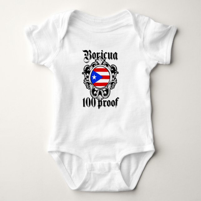 Puerto Rico Bodysuit Baby Baby Strampler (Vorderseite)