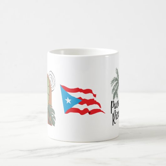 Puerto Rico BOHO Tropical Kaffeetasse (Mittel)
