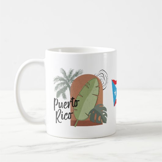 Puerto Rico BOHO Tropical Kaffeetasse (Links)