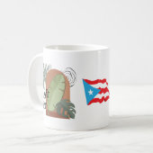 Puerto Rico BOHO Tropisch Kaffeetasse (Vorderseite Links)