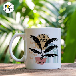 Puerto Rico BOHO Tropisch Kaffeetasse