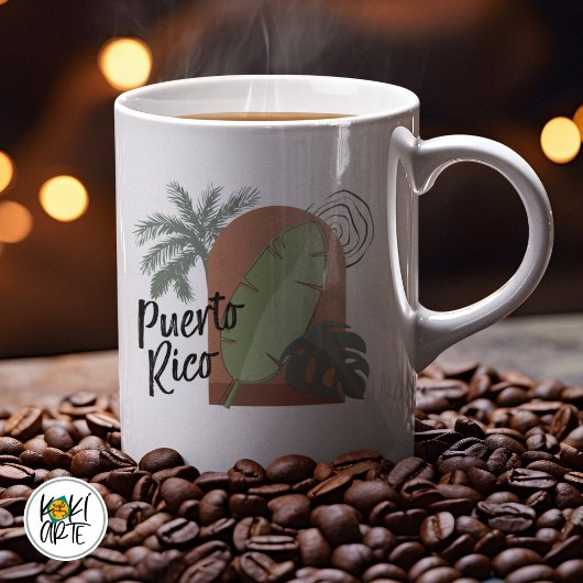 Puerto Rico BOHO Tropisch Kaffeetasse