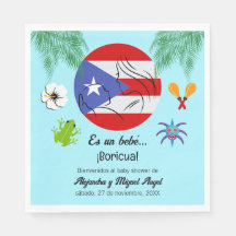 Puerto Rico Boricua Babydusche
