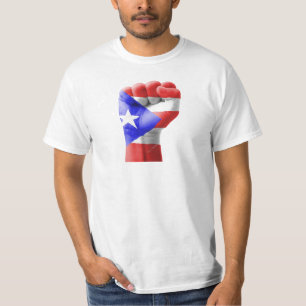 Puerto Rico, Boricua, Bandera negra, Bandera T-Shirt
