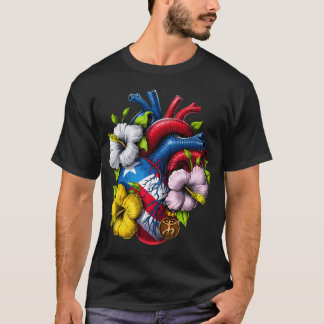 Puerto Rico Boricua Herz T-Shirt