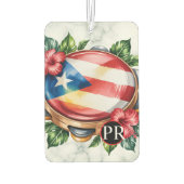 Puerto Rico Boricua Musician Autolufterfrischer (Rückseite)