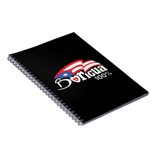 Puerto Rico Boricua T Shirt Notizblock (Rechte Seite)