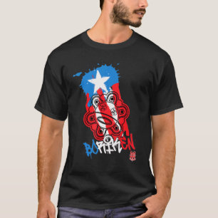 Puerto Rico Boriken Teespuerto Rico Flag Taino Sy T-Shirt