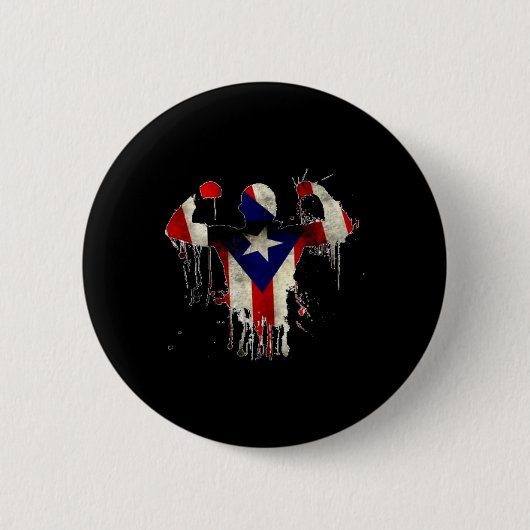 Puerto Rico Boxing Gloves Boxeo Shirt Ropa Uni Button (Vorderseite)