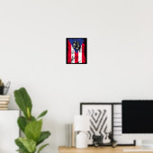 Puerto Rico Boxing Poster (Heimbüro)