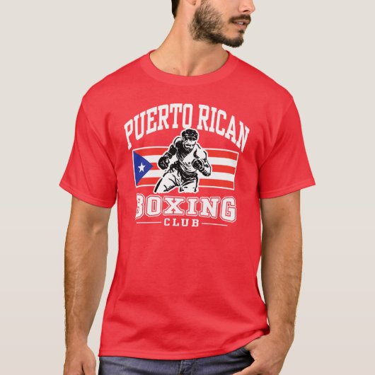 Puerto Rico Boxing T-Shirt (Vorderseite)