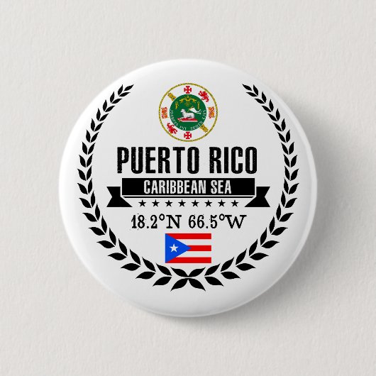 Puerto Rico Button (Vorderseite)