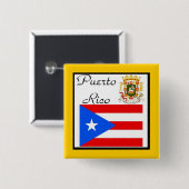 Puerto-Rico-Button Button (Vorne & Hinten)