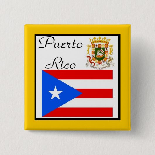 Puerto-Rico-Button Button (Vorderseite)