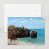 Puerto Rico, Cabo Rojo, Puente de Piedra Postkarte (Vorne/Hinten)