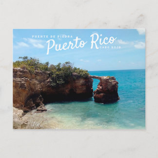 Puerto Rico, Cabo Rojo, Puente de Piedra Postkarte