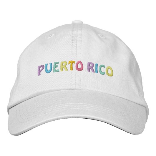 PUERTO RICO Cap Bestickte Kappe (Vorderseite)