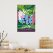 Puerto Rico Caribbean Island United States Vintage Poster (Küche)