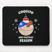 Puerto Rico Christmas Coquito And Pasteles Season Mousepad (Vorne)