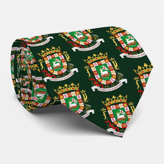 Puerto Rico COA Krawatte (Gerollt)