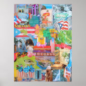 Puerto Rico Collage Poster (Vorne)