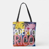 Puerto Rico Cool Graffiti Mural Tasche (Rückseite)
