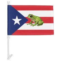 Puerto Rico Coqui Autofahnen