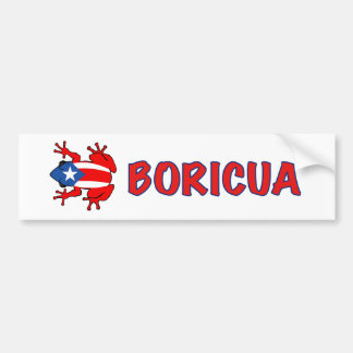 Puerto Rico - Coqui - Boricua Aufkleber Autoaufkleber