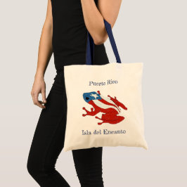 Puerto-Rico-Coqui-Flagge Tragetasche