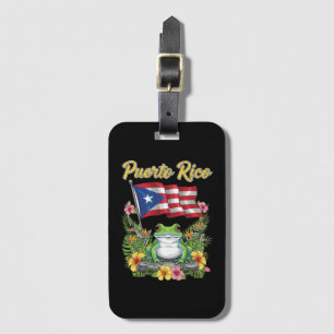 Puerto Rico Coquí Frog Boricua Pride Gepäckanhänger