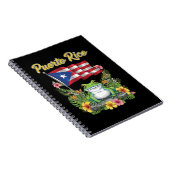 Puerto Rico Coquí Frog Boricua Pride Notizblock (Rechte Seite)